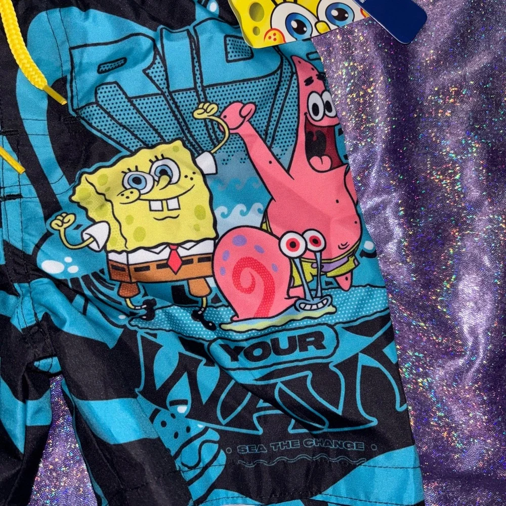 Boys SpongeBob Swim Trunks